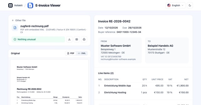 E-Invoice Tools